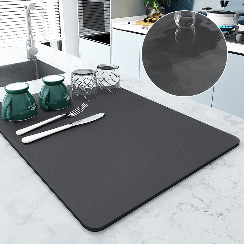 Kitchen Gadgets On Sale - Large Kitchen Super Absorbent Mat Coffee