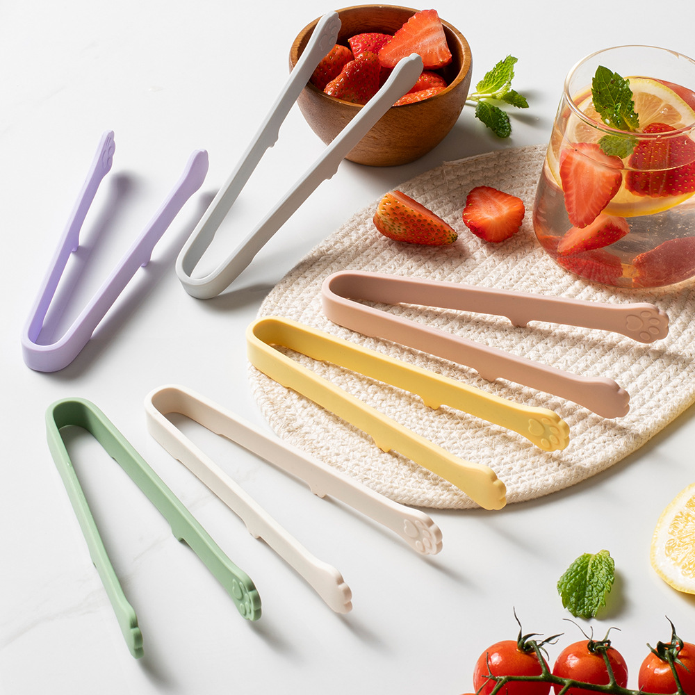 Kitchen Gadgets Worth Buying - Cute Cat Paw Silicone Food Tongs