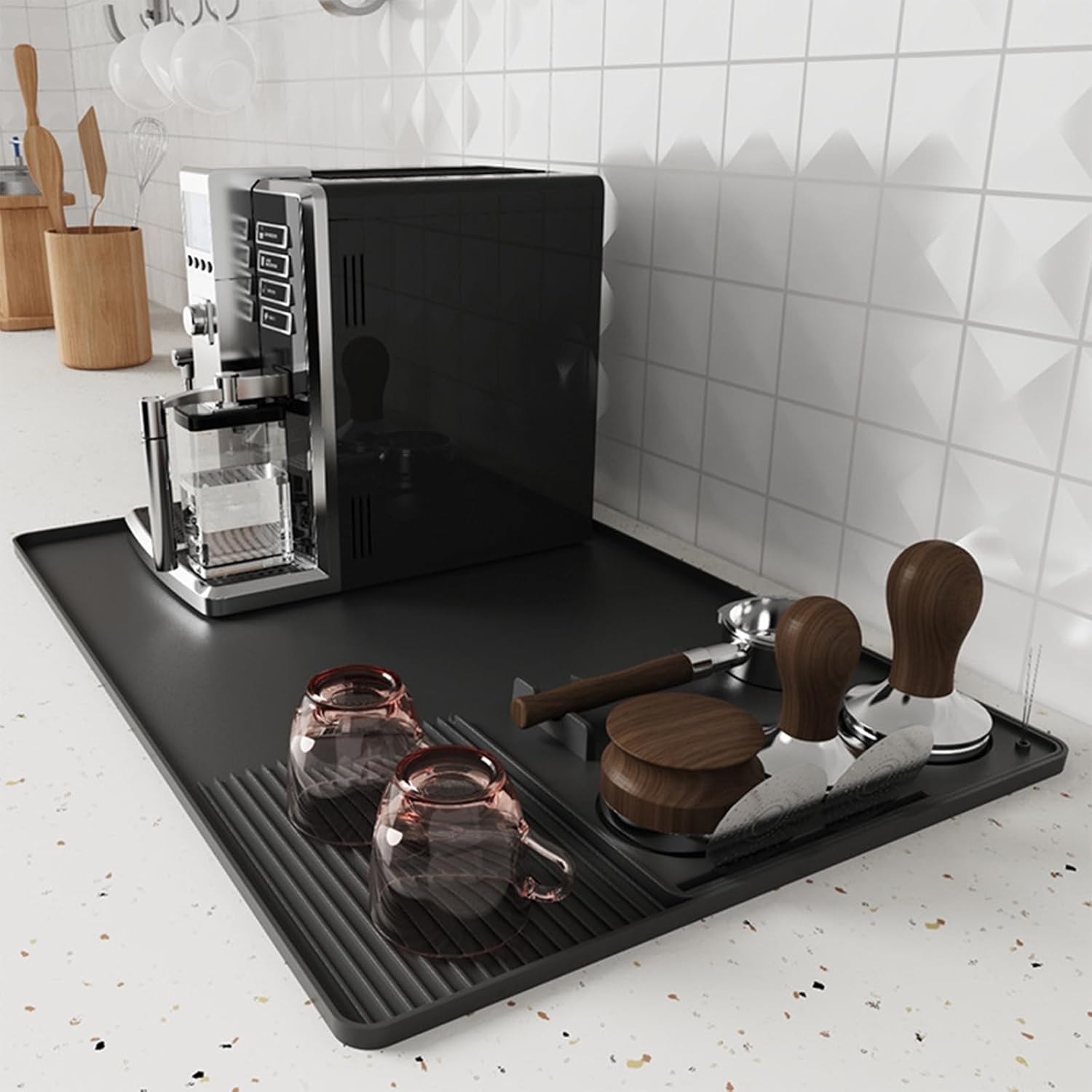 Kitchen Gadgets On Sale - 3-In-1 Silicone Coffee Mat Multi-Functional Non-Slip