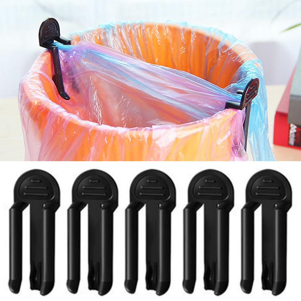 Kitchen Gadgets Kitchen - 2/5Pcs Plastic Garbage Bag Clip Fixed