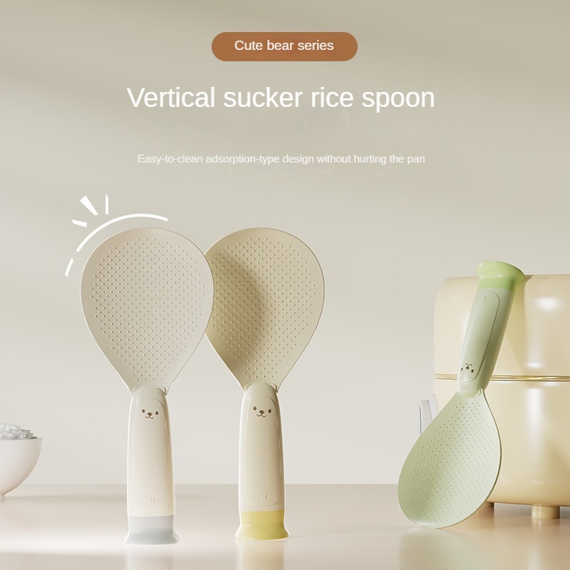 Kitchen Gadgets On Sale - New Suction Cup Rice Spoon Can