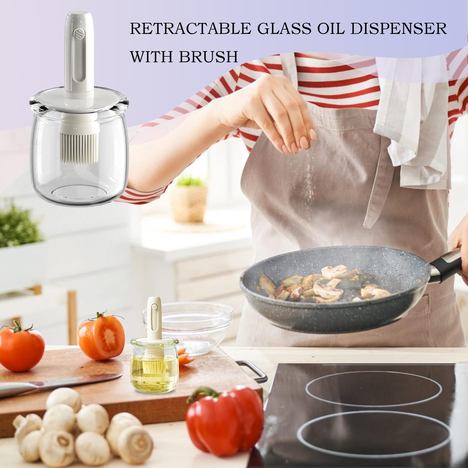 Oil Dispenser For Kitchen Ligh - огляд і ціна Kitchen Gadgets Dispenser Brush Holder