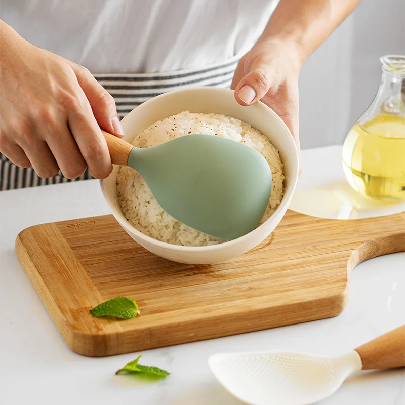 Hanging Silicone Rice Spoon Ki - огляд і ціна Kitchen Gadgets On Sale