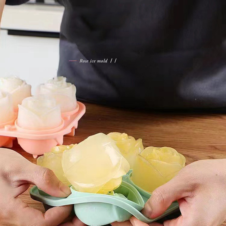 3D Rose Ice Molds 4 Holes Ice  - огляд і ціна Kitchen Gadgets Worth Buying