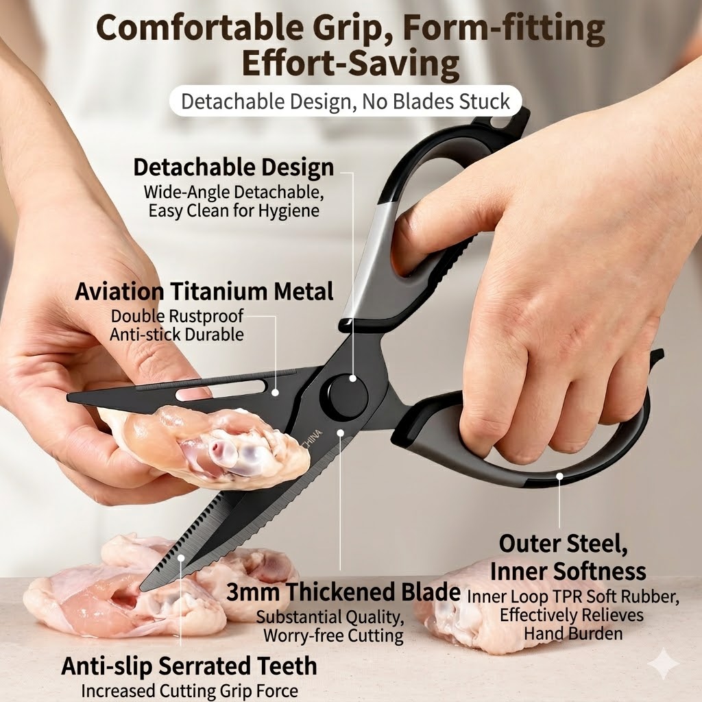 Kitchen scissors Titanium Chic - огляд і ціна Kitchen Gadgets Worth Buying