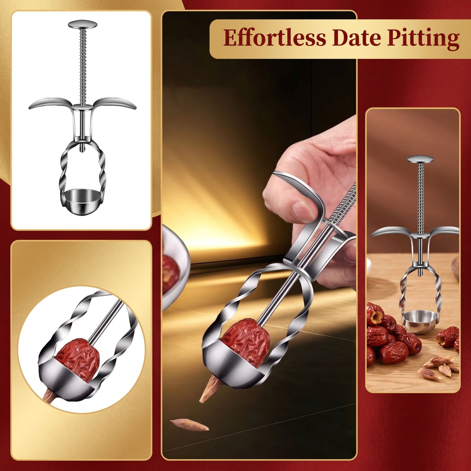 Stainless Steel Red Date Pitte - огляд і ціна Cherry Pitter Tool