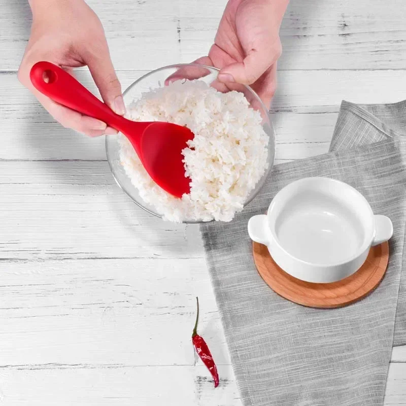 Hanging Silicone Rice Spoon Ki - огляд і ціна Kitchen Gadgets On Sale