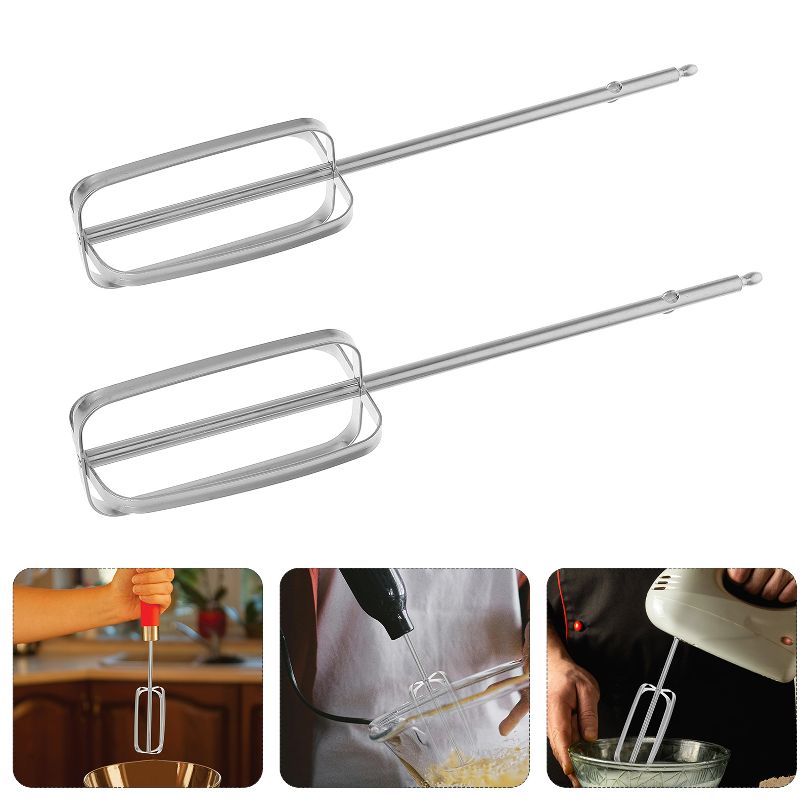 2 Pcs Stainless Steel Hand Mix - огляд і ціна Kitchen Gadgets Blender